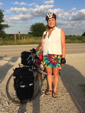 Brenda Freed Iowa Ragbrai bike ride